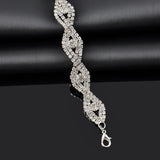 Deluxe Silver Crystal Bracelet