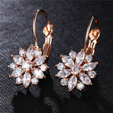 Crystal Flower Earring