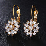 Crystal Flower Earring