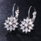 Crystal Flower Earring