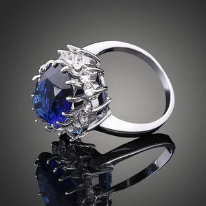 Blue Crystal Ring