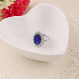 Blue Crystal Ring