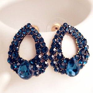 Blue Zircon Stud Earring