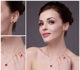 Ruby Jewelry Set