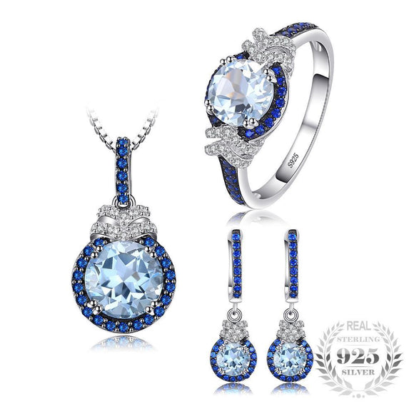 Sky Blue Topaz Jewelry Set