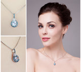 Sky Blue Topaz Jewelry Set