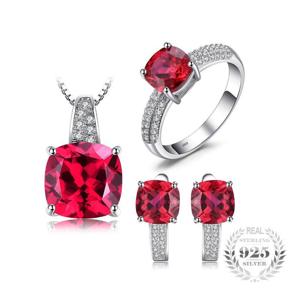 Ruby Jewelry Set