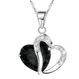 Crystal Heart Pendant Necklace