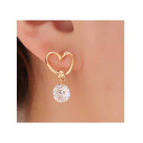 Crystal Heart Earring