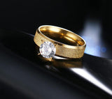 Titanium Crystal Ring