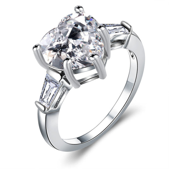 Heart Crystal Ring