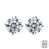 Sterling Silver Cubic Zircon Stud