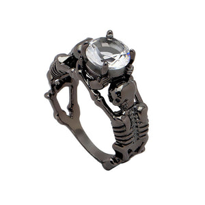 Crystal Skeleton Ring