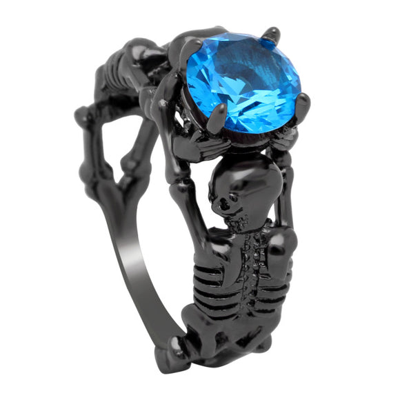 Crystal Skeleton Ring