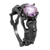 Crystal Skeleton Ring