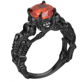 Crystal Skeleton Ring