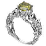 Crystal Skeleton Ring