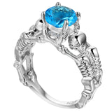 Crystal Skeleton Ring