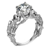 Crystal Skeleton Ring