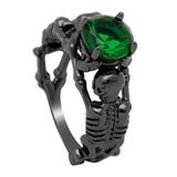 Crystal Skeleton Ring