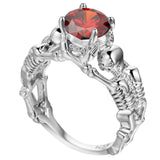 Crystal Skeleton Ring