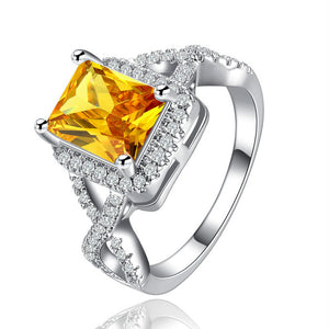 Big Multi-color Crystal Ring