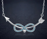 Infinity Arrow Necklace