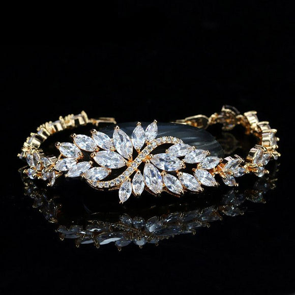 Crystal Flower Bracelet